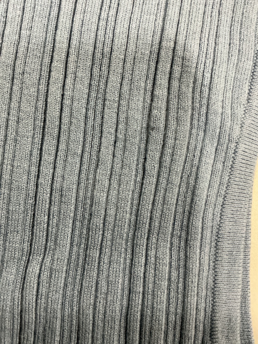 Cotton Cashmere Ribbed Tank - Picture 3 of 3